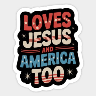 Republican-Jesus Sticker